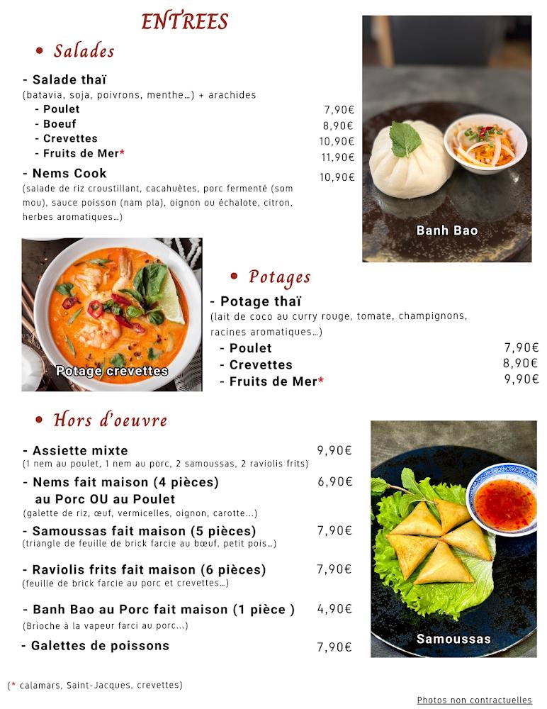 La Rizière Dorée - Menu Image 1