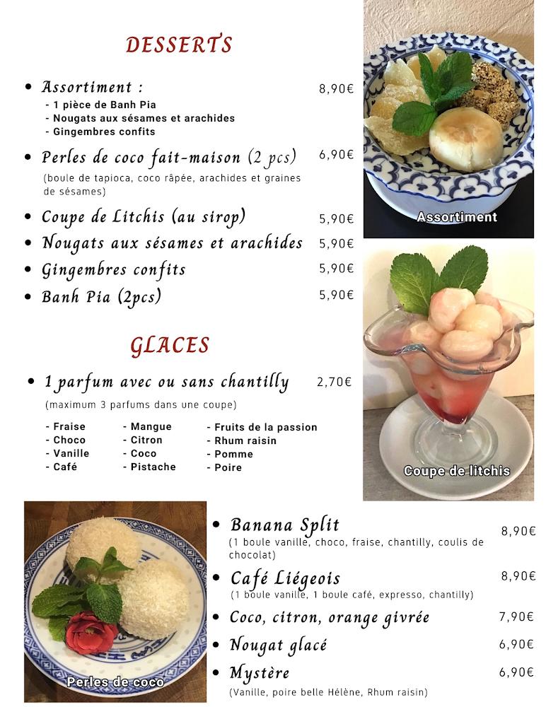 La Rizière Dorée - Menu Image 2